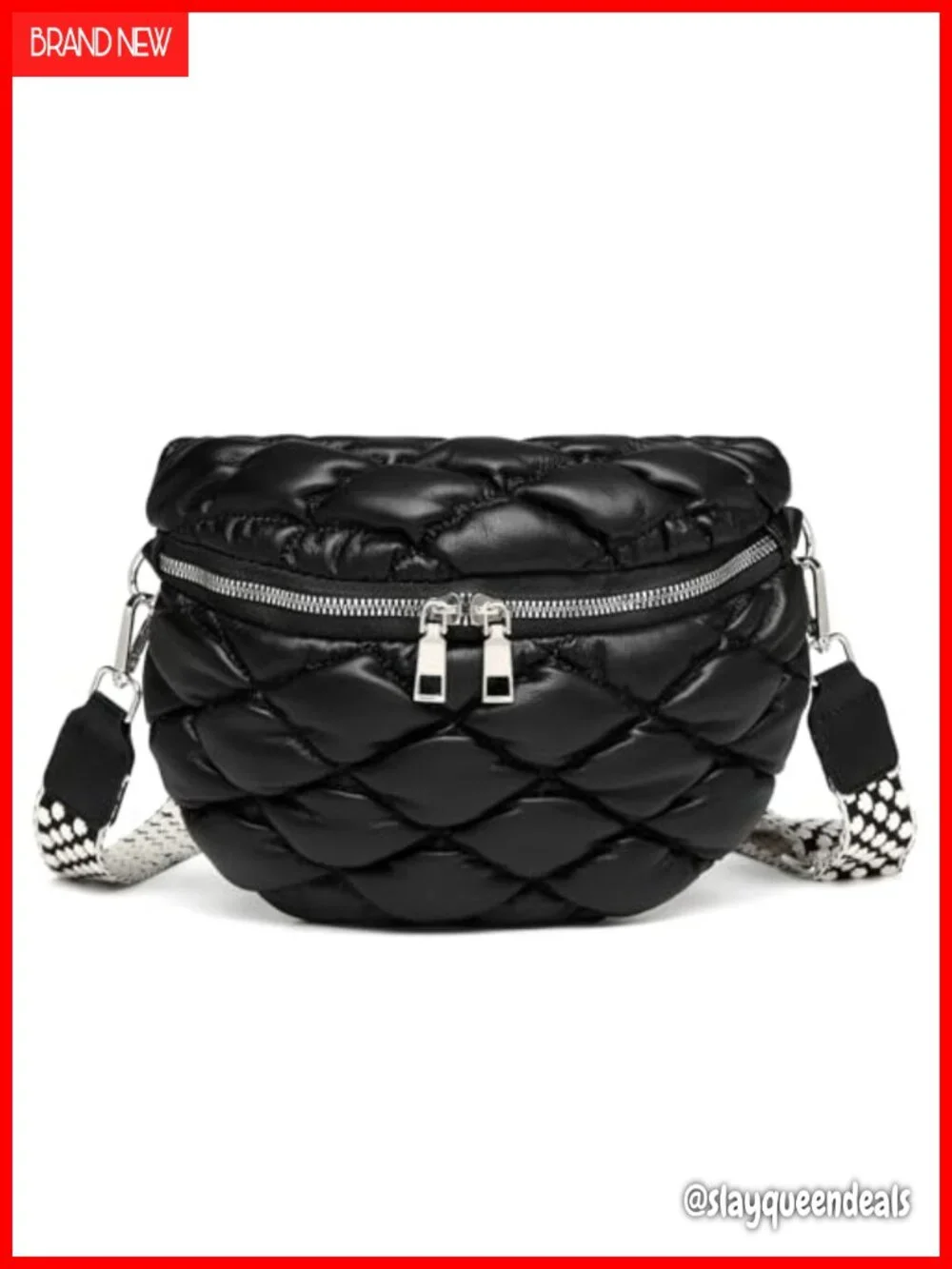 Crossbody Sling Bag Adjustable Strap Faux Leather Shoulder Purse